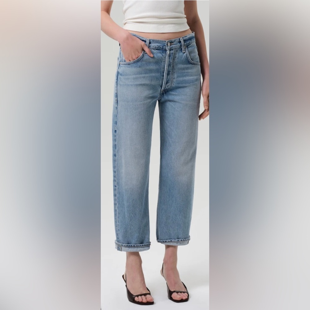 Citizens Of Humanity Dahlia Bow Leg Baby Roll Size 28 Nwt
